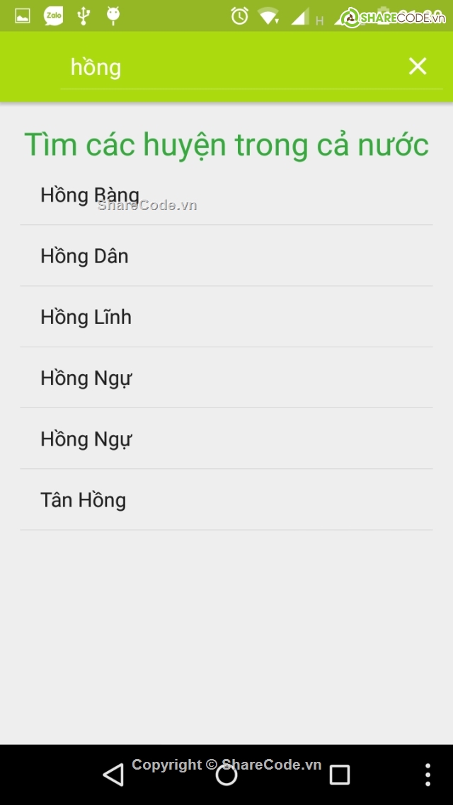 Search,App Android,SearchView,Menu Search View,Tìm kiếm android,Thanh tìm kiếm Android